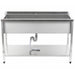 Commercial Pot Wash Sink Stainless Steel 1 Bowl Splashback Bottom Shelf 1600x600x900mm Square Legs | Psa16060 U Makfry