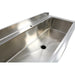 Commercial Pot Wash Sink Stainless Steel 1 Bowl Splashback 2 Doors 1200x600x850+100mm | Psd120602 D Makfry