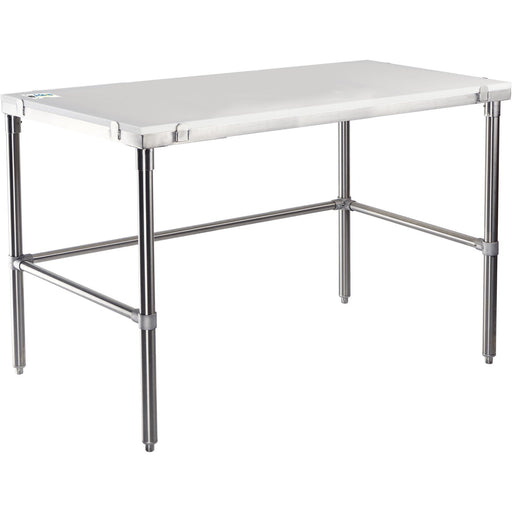 Professional Solid Stainless Steel Poly Top Work Table 1200x600x900mm | Pswt600 X1200 Ob Makfry
