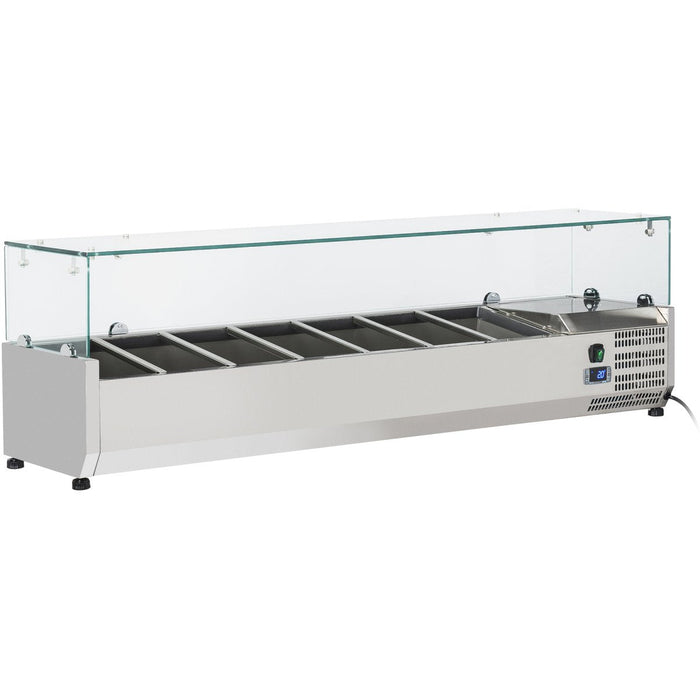 Refrigerated Servery Prep Top 1500mm 6x Gn1/3 Depth 380mm | Pt26 Makfry