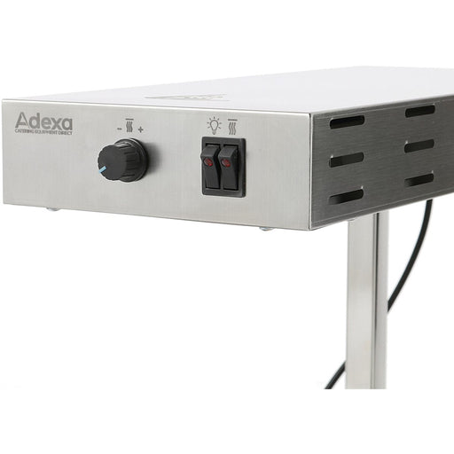 Commercial Warming Tray with Heating lamp Stainless steel 500x500mm |  PWE5050 Makfry