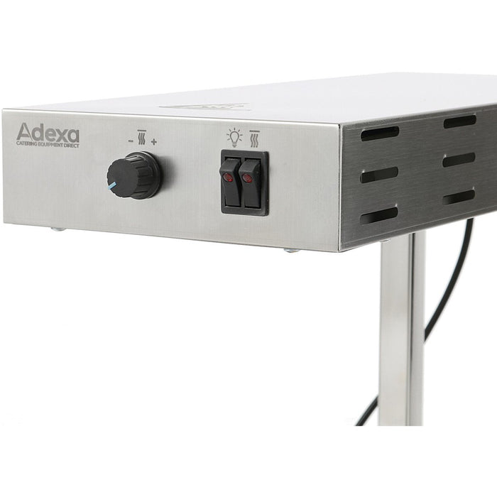 Commercial Warming Tray with Heating lamp Stainless steel 500x500mm |  PWE5050 Makfry