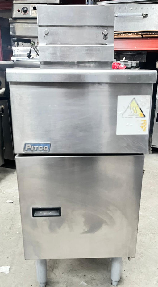 Commercial Pitco Twin Tank Twin Basket Gas Fryer SG14T- Refurbished Canmac Refurbished