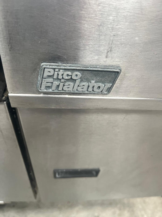 Pitco Twin Tank Gas Fryer With Warming Station Refurbished Canmac Refurbished