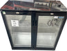 Polar GL012 Double Hinged Door Back Bar Cooler Black-Refurbished Canmac Refurbished