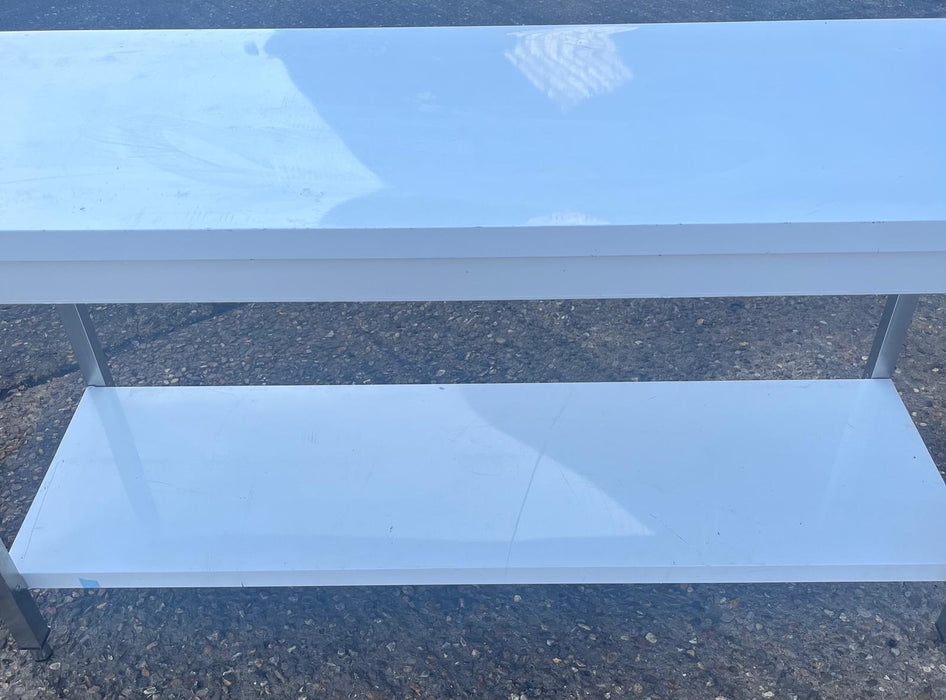 Professional Work table Stainless steel Bottom shelf 1600x600x850mm-B Grade Canmac Refurbished