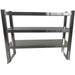 Triple Tier Overshelf with Square Tubing Stainless Steel 900x280x750mm |  QNH202 Makfry