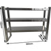 Triple Tier Overshelf with Square Tubing Stainless Steel 900x280x750mm |  QNH202 Makfry