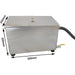 Commercial Stainless Steel Grease Trap with Lid and Outlet Valve 300x200x200mm |  QNH502 Makfry