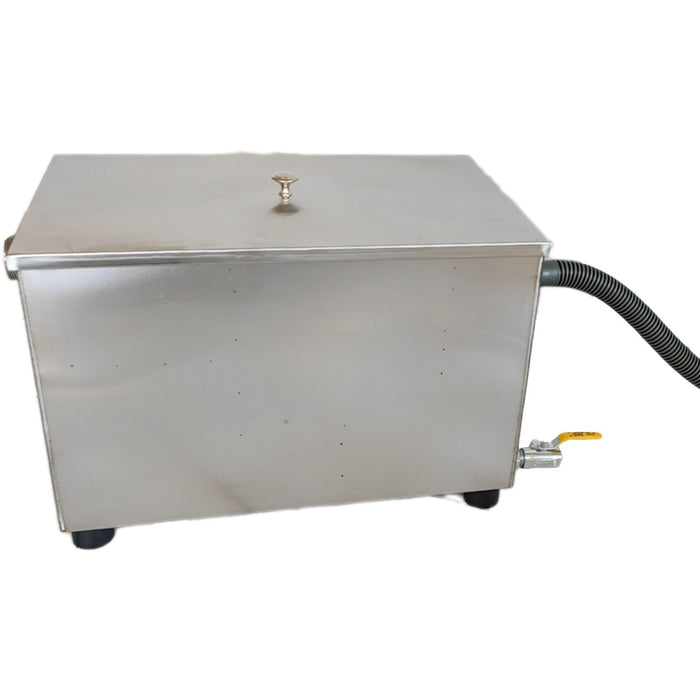 Commercial Stainless Steel Grease Trap with Lid and Outlet Valve 800x400x300mm |  QNH518 Makfry