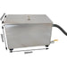 Commercial Stainless Steel Grease Trap with Lid and Outlet Valve 350x200x200mm |  QNH506 Makfry