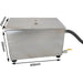 Commercial Stainless Steel Grease Trap with Lid and Outlet Valve 400x250x250mm |  QNH510 Makfry