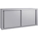 Commercial Stainless Steel Wall Cabinet with Sliding Doors and Inner Shelf 1500x400x650mm |  QNH906 Makfry