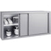 Commercial Stainless Steel Wall Cabinet with Sliding Doors and Inner Shelf 1500x400x650mm |  QNH906 Makfry