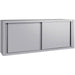 Commercial Stainless Steel Wall Cabinet with Sliding Doors and Inner Shelf 1800x400x650mm |  QNH908 Makfry