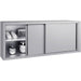 Commercial Stainless Steel Wall Cabinet with Sliding Doors and Inner Shelf 1800x400x650mm |  QNH908 Makfry