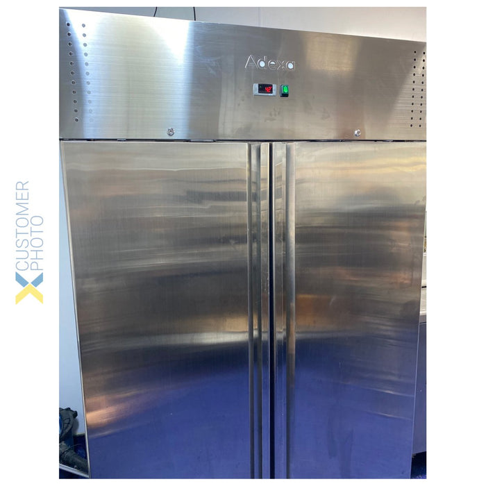 1200lt Commercial Refrigerator Stainless steel Upright cabinet Twin door GN2/1 Fan assisted cooling |  R1200S