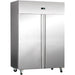 Commercial Refrigerator 1150 Litres Upright Stainless Steel Twin Door 1480x730x2010mm Fan Assisted Ventilated Cooling | Thl1180 Tn Makfry