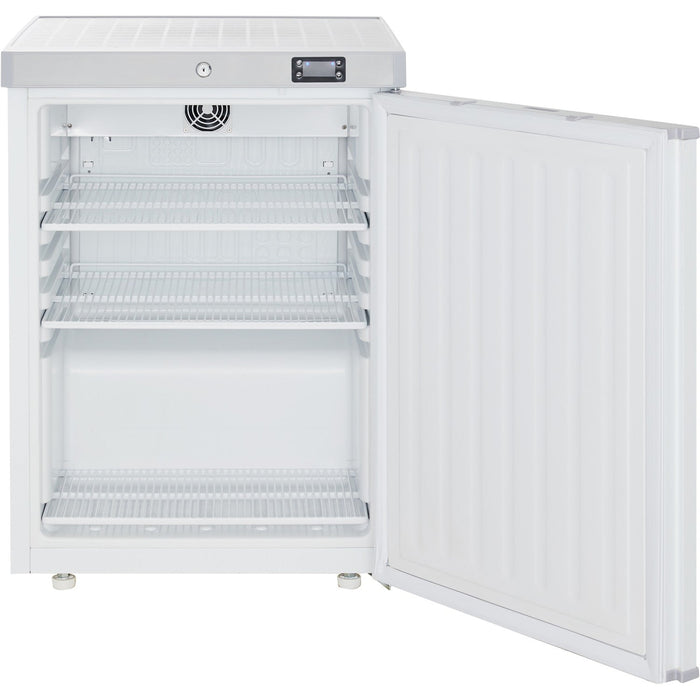 B Grade 200lt Commercial Refrigerator Undercounter Single Door White | Dwr200 W B Grade Makfry