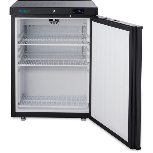 B Grade 200lt Commercial Refrigerator Undercounter Single Door Black | Dwr200 B B Grade Makfry
