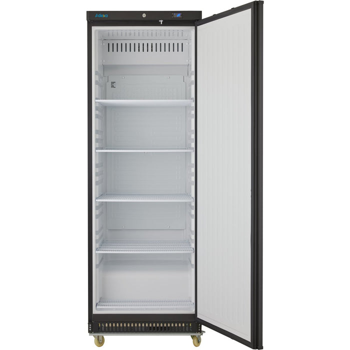 B GRADE 400lt Commercial Refrigerator Upright cabinet Single door Black |  DWR400BC B GRADE