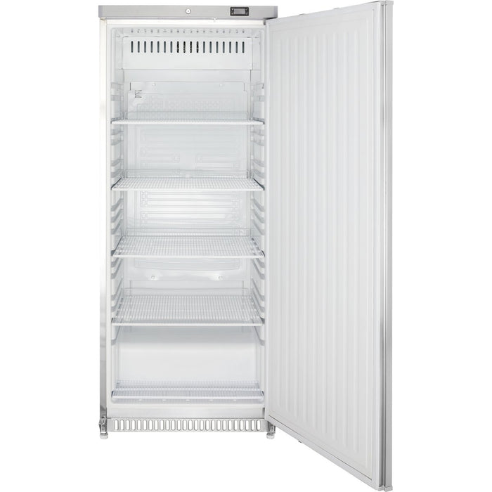 B GRADE 600lt Commercial Refrigerator Stainless steel Upright cabinet Single door |  DWR600SS B GRADE