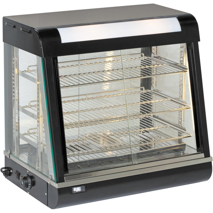 B Grade Commercial Heated Showcase Food Warmer 110 Litres Countertop | Fm26 B Grade Makfry