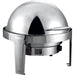 Roll Top Chafer Electric Heating Round Stainless Steel Mirror Polish 6 Litres | Ra2101 Be Makfry