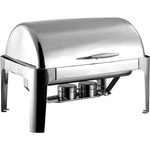 Roll top Chafer GN1/1 Stainless steel Mirror polish 9 litres |  RA2301B Makfry