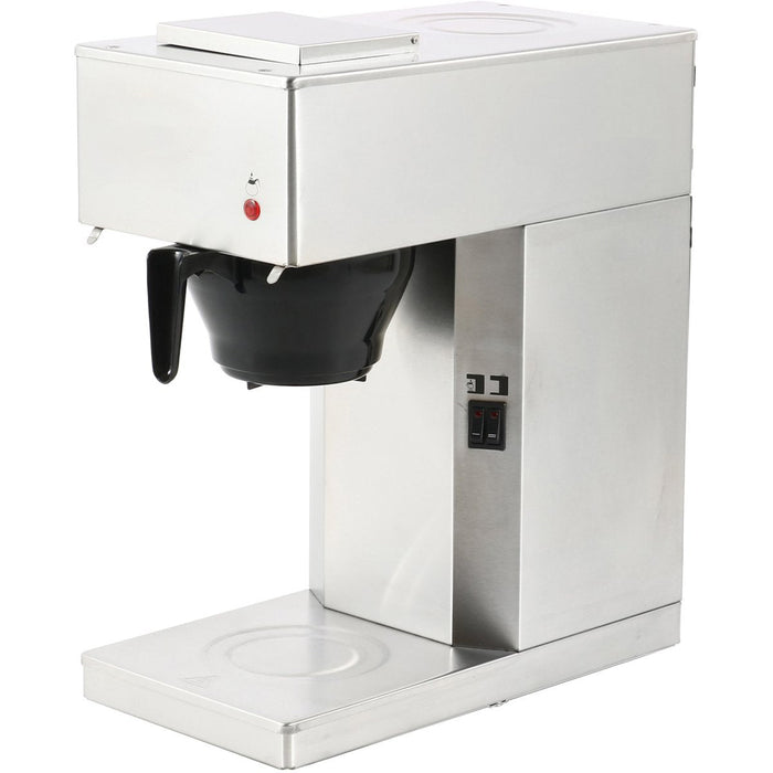 Commercial Filter Coffee maker Manual fill 1 glass jug 2 hotplates |  RB286W Makfry