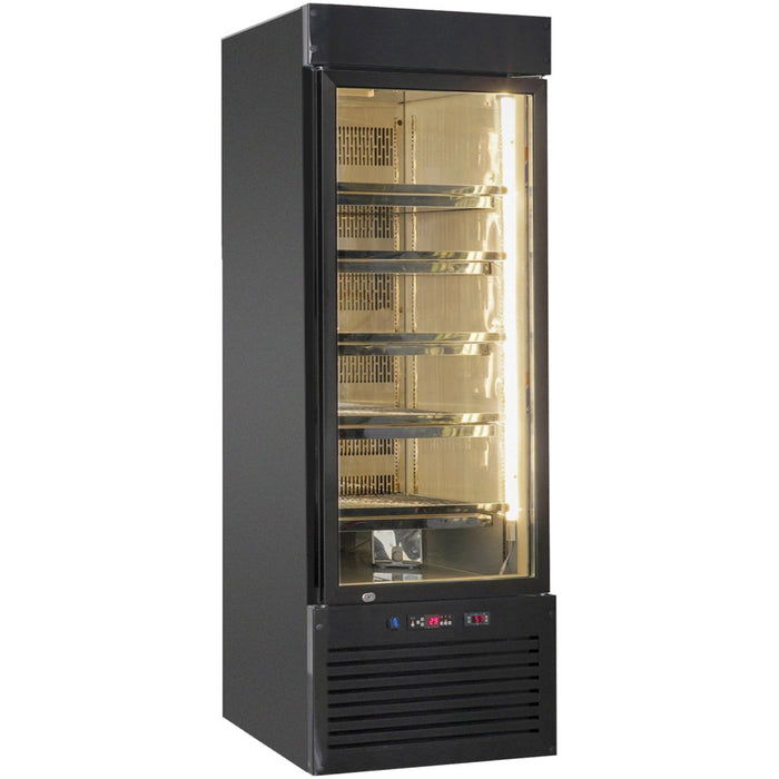 Professional Meat Dry Ageing Maturing Refrigerator 500lt Single Glass Door Black |  RB680B