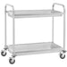 Deep Tray Serving/Service/Clearing Trolley Stainless steel 2 tier  860x540x940mm |  RDT2A Makfry