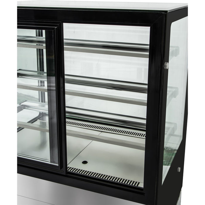 Cake counter 1800x730x1300mm 3 shelves Stainless steel base LED |  GN1800RF3