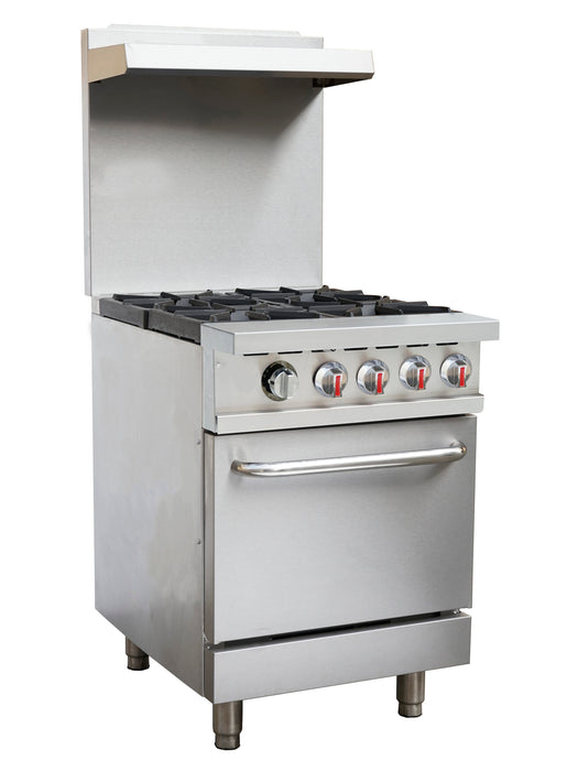 Infernus 4 Burner Range Oven with Splashback