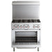 Infernus 6 Burner Range Oven with Splashback Canmac Catering Equipment