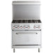 Infernus 6 Burner Range Oven with Splashback Canmac Catering Equipment