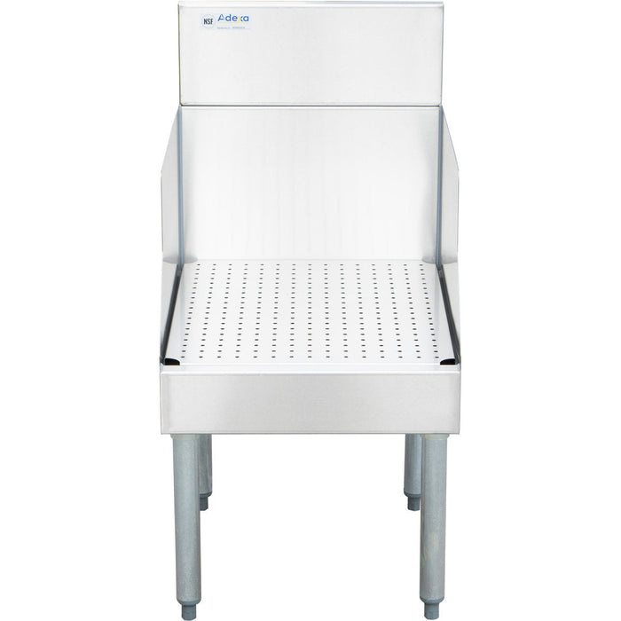 Commercial Recessed Bar Drainboard With Backsplash Stainless Steel 760x640x760mm |  Rpbdu2530 Makfry
