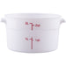 Food Storage Container 2 Litre Translucent Polypropylene |  RSC2 Makfry