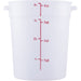 Food Storage Container 4 Litre Translucent Polypropylene |  RSC4 Makfry