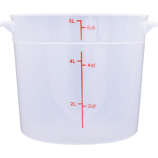 Food Storage Container 6 Litre Translucent Polypropylene |  RSC6 Makfry