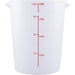 Food Storage Container 7.5 Litre Translucent Polypropylene |  RSC8 Makfry