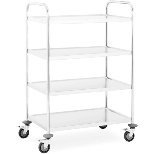 Commercial Serving/Service/Clearing Trolley Stainless steel 4 tier 845x525x1250mm |  19208 Makfry