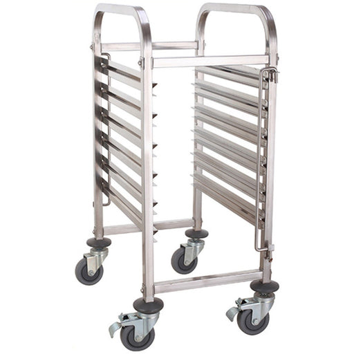 Rack/Tray/Pan Trolley Stainless steel Gastronorm GN1/1 6 tier |  RT1106 Makfry