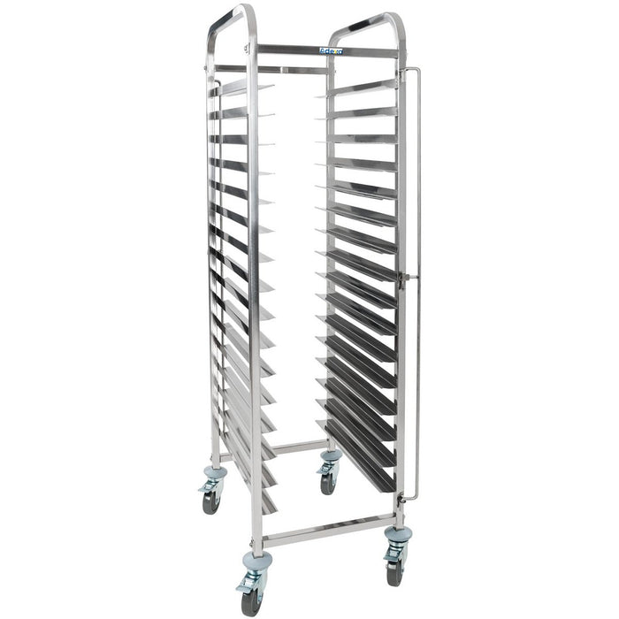 15 Tier Rack/Tray/Pan Trolley Stainless Steel 30xGN1/1 tray capacity |  RT2115