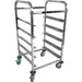 Commercial Dishwasher Basket Trolley Stainless steel 5 levels 550x510x1000mm |  RT5505 Makfry