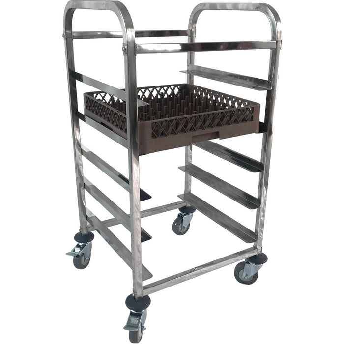 Commercial Dishwasher Basket Trolley Stainless steel 5 levels 550x510x1000mm |  RT5505 Makfry