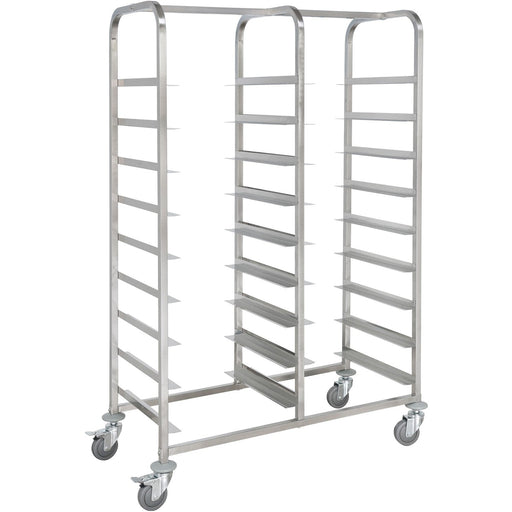 Commercial Dishwasher Basket Trolley Stainless Steel 2x9 Levels 1185x533x1700mm | Rt5509 D Makfry