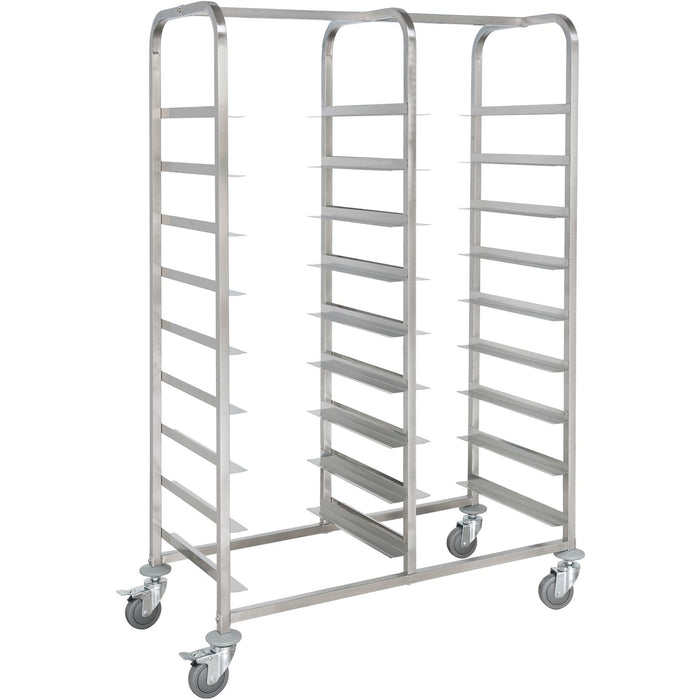 Commercial Dishwasher Basket Trolley Stainless Steel 2x9 Levels 1185x533x1700mm | Rt5509 D Makfry