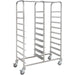 Commercial Dishwasher Basket Trolley Stainless Steel 2x9 Levels 1185x533x1700mm | Rt5509 D Makfry