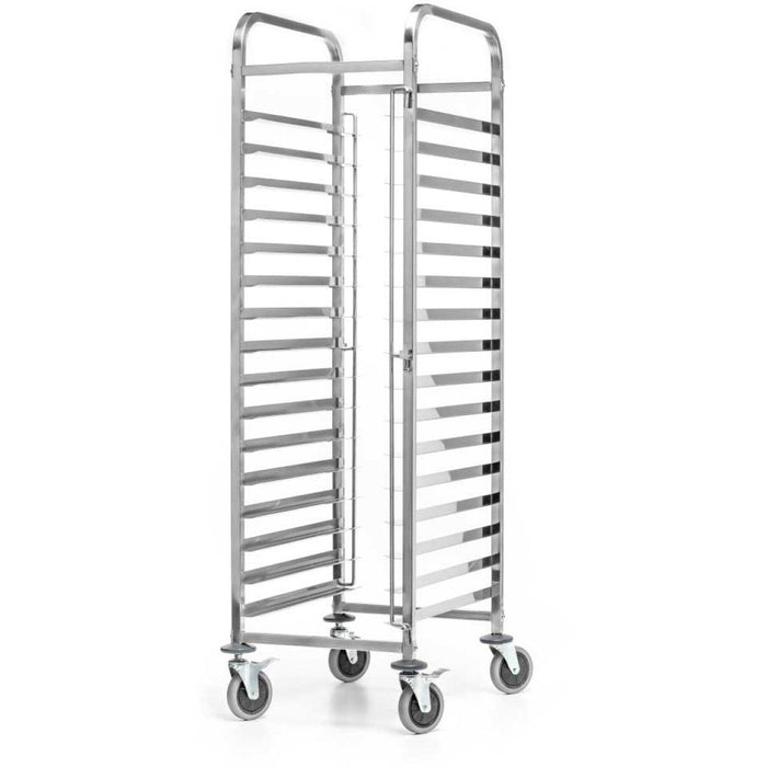 Rack/Tray/Pan Trolley Stainless steel Bakery 600x400mm 15 tier 470x620x1700mm |  19037 Makfry